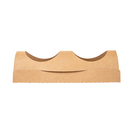SUPPORT POUR 2 GOBELETS  29,2x21 CM NATUREL KRAFT (600 UNITÉ)