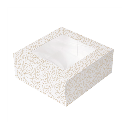 BOÎTES PATISSERIES AVEC FENÊTRE