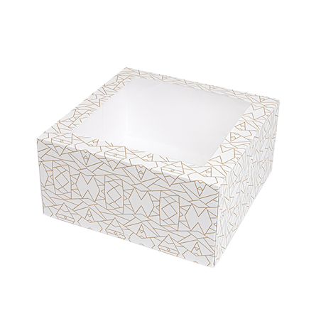 BOÎTES PÂTISSERIES AVEC FENÊTRE