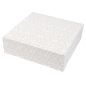 BOÎTES PATISSERIES SANS FENÊTRE 'THEPACK DECO' 250 G/M2 32x32x10 CM BLANC CARTON ONDULÉ NANO-MICRO (50 UNITÉ)