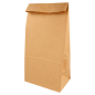 SACS SOS SANS ANSES  50 G/M2 18+12x28 CM NATUREL KRAFT (500 UNITÉ)