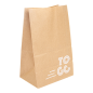 SACS SOS SANS ANSES - DELICIOUS TO GO  48 G/M2 18+12x28 CM NATUREL KRAFT (500 UNITÉ)