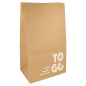 SACS SOS SANS ANSES - DELICIOUS TO GO  48 G/M2 22+12x31 CM NATUREL KRAFT (500 UNITÉ)