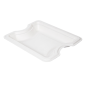PLATEAU INTERMÉDIAIRE POUR RÉFÉRENCE 253.80 'BIONIC'  21x16,5x2,7 CM BLANC BAGASSE (400 UNITÉ)