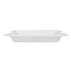 PLATEAU INTERMÉDIAIRE POUR RÉFÉRENCE 253.80 'BIONIC'  21x16,5x2,7 CM BLANC BAGASSE (400 UNITÉ)