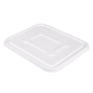 COUVERCLES POUR RÉFÉRENCE 253.80 'BIONIC'  23,5x18,9x1,2 CM BLANC BAGASSE (400 UNITÉ)