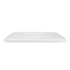 COUVERCLES POUR RÉFÉRENCE 253.80 'BIONIC'  23,5x18,9x1,2 CM BLANC BAGASSE (400 UNITÉ)