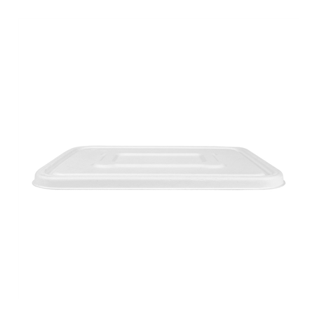 COUVERCLES POUR RÉFÉRENCE 253.80 'BIONIC'  23,5x18,9x1,2 CM BLANC BAGASSE (400 UNITÉ)
