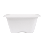 PETITS POTS 'BIONIC' 100 ML 7,7x7,7x3,7 CM BLANC BAGASSE (600 UNITÉ)