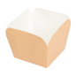 DELI-BARQUETTES  210 + 15 PE G/M2 4,8x4,8x4,9 CM NATUREL CARTON (100 UNITÉ)