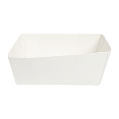 DELI-BARQUETTES  210 + 15 PE G/M2 7x7x3 CM BLANC CARTON (1000 UNITÉ)