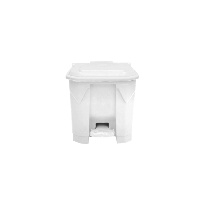 CONTENEUR AVEC COUVERCLE 30 L 43x40x43 CM BLANC PP (1 UNITÉ)