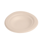 ASSIETTES 'BIONIC'  Ø9,5x1,5 CM NATUREL BAGASSE (1000 UNITÉ)