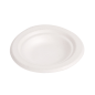 ASSIETTES 'BIONIC'  Ø9,5x1,5 CM BLANC BAGASSE (1000 UNITÉ)