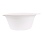 RÉCIPIENTS AVEC CHARNIERE 'BIONIC' 1300 ML 20x13,5x8 CM BLANC BAGASSE (300 UNITÉ)