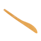 COUTEAUX  17 CM NATUREL FIBRE DE BOIS (80 UNITÉ)