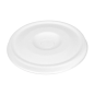 COUVERCLES POUR GOBELETS 8CM 'BIONIC'  Ø 80 MM BLANC BAGASSE (1000 UNITÉ)