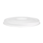 COUVERCLES POUR GOBELETS 8CM 'BIONIC'  Ø 80 MM BLANC BAGASSE (1000 UNITÉ)