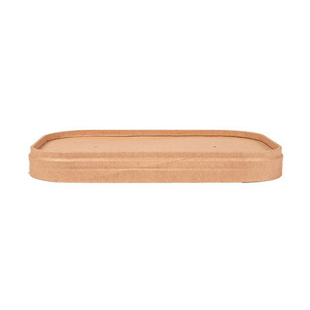 COUVERCLES POUR RÉCIPIENTS 254.33/34/35  320 + 30 PE G/M2 17,3x12,3x2 CM NATUREL KRAFT (300 UNITÉ)