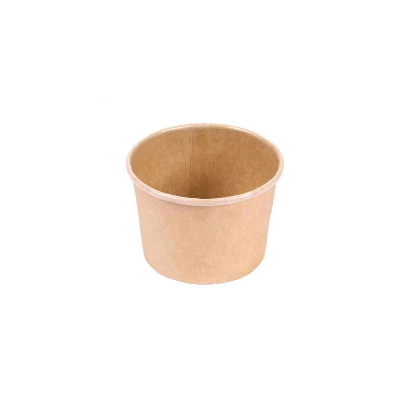 PETITS POTS 70 ML (2,3 oz) 210 + 18 PE G/M2 Ø6/5x4 CM MARRON CARTON (1000 UNITÉ)