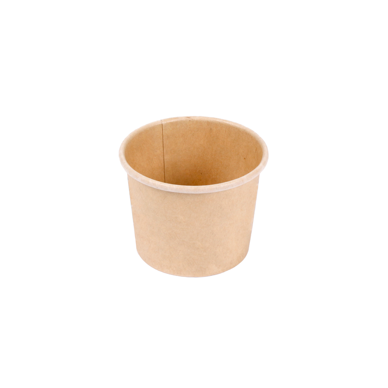 PETITS POTS 80 ML (2,6 oz) 210 + 18 PE G/M2 Ø6/4,75x4,8 CM MARRON CARTON (1000 UNITÉ)