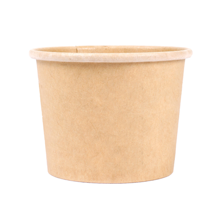 PETITS POTS 80 ML (2,6 oz) 210 + 18 PE G/M2 Ø6/4,75x4,8 CM MARRON CARTON (1000 UNITÉ)