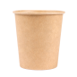 PETITS POTS 120 ML (4 oz) 210 + 18 PE G/M2 Ø6/4,5x6,5 CM MARRON CARTON (1000 UNITÉ)