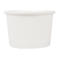 PETITS POTS 70 ML (2,3 oz) 210 + 18 PE G/M2 Ø6/5x4 CM BLANC CARTON (1000 UNITÉ)