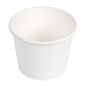 PETITS POTS 80 ML (2,6 oz) 210 + 18 PE G/M2 Ø6/4,75x4,8 CM BLANC CARTON (1000 UNITÉ)