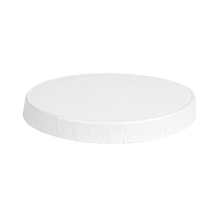 COUVERCLES POUR PETITS POTS  230 + 18 PE G/M2 Ø6,2 CM BLANC CARTON (1000 UNITÉ)