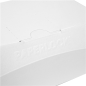 BOÎTES "LUNCH BOX" PAPERLOCK 'THEPACK' 220 G/M2 19,5x12,5x7 CM BLANC CARTON ONDULÉ NANO-MICRO (300 UNITÉ)