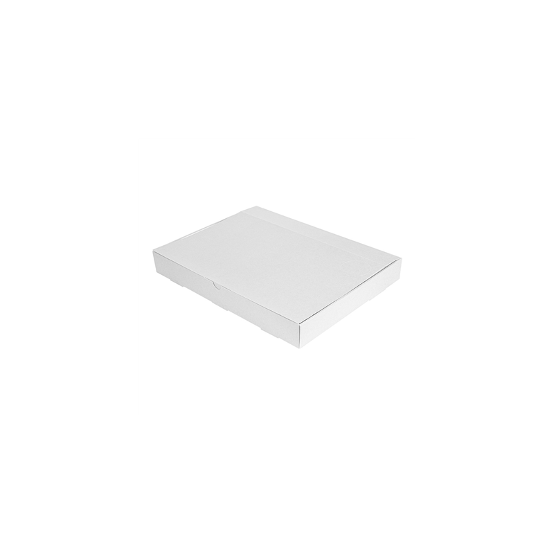 PLATEAUX MODULABLES 'THEPACK' 330 G/M2 40x30x5 CM BLANC CARTON ONDULÉ MICROCANAL (100 UNITÉ)