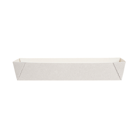 BOÎTES 'THEPACK' 250 G/M2 7x30x5 CM BLANC CARTON ONDULÉ NANO-MICRO (200 UNITÉ)