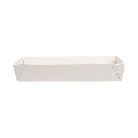 BOÎTES 'THEPACK' 230 + 12PP G/M2 11x30x5 CM BLANC CARTON ONDULÉ NANO-MICRO (200 UNITÉ)