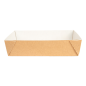 BOÎTES 'THEPACK' 220 + 12PP G/M2 22x15x5 CM NATUREL CARTON ONDULÉ NANO-MICRO (200 UNITÉ)