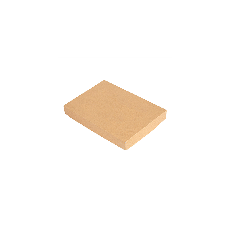 COUVERCLES SANS FENÊTRE POUR BOÎTES 254.72 'THEPACK' 240 G/M2 22x15x2 CM NATUREL CARTON ONDULÉ NANO-MICRO (50 UNITÉ)