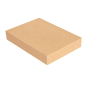 COUVERCLES SANS FENÊTRE POUR BOÎTES 254.78 'THEPACK' 240 G/M2 11x15x2 CM NATUREL CARTON ONDULÉ NANO-MICRO (200 UNITÉ)
