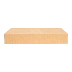 COUVERCLES SANS FENÊTRE POUR BOÎTES 254.78 'THEPACK' 240 G/M2 11x15x2 CM NATUREL CARTON ONDULÉ NANO-MICRO (200 UNITÉ)