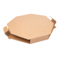 BOÎTE POUR PAELLAS  370 G/M2 40,5x40,5x5 CM NATUREL CARTON (100 UNITÉ)