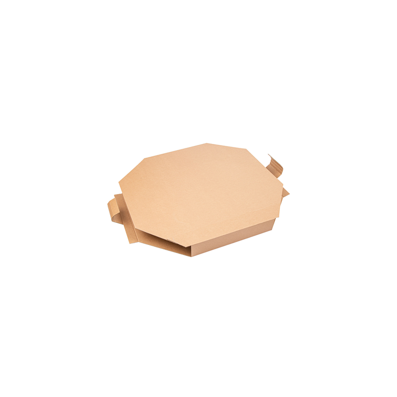 BOÎTE POUR PAELLAS  370 G/M2 50,5x50,5x5 CM NATUREL CARTON (100 UNITÉ)
