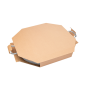 BOÎTE POUR PAELLAS  370 G/M2 50,5x50,5x5 CM NATUREL CARTON (100 UNITÉ)