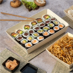 COMBO BARQUETTES + COUVERCLES PET