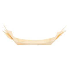 MINI RÉCIPIENTS POUR MISE EN BOUCHE  16,5x5,5x0,8 CM NATUREL BOIS (200 UNITÉ)