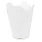 Image RÉCIPIENTS MULTIUSAGES 'COMPOSTABLE' 780 ML 325 G/M2 Ø9x9 CM BLANC CARTON (450 UNITÉ) #2