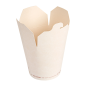 RÉCIPIENTS MULTIUSAGES 'COMPOSTABLE' 960 ML 325 G/M2 Ø9x10,8 CM BLANC CARTON (450 UNITÉ)