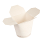RÉCIPIENTS MULTIUSAGES 'COMPOSTABLE' 960 ML 325 G/M2 Ø9x10,8 CM BLANC CARTON (450 UNITÉ)