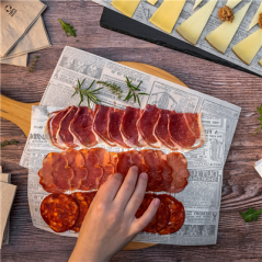 MINI PAPIER INGRAISSABLES 'TIMES' 32 G/M2 30x20 CM BLANC PARCH.INGRAISSABLE (1000 UNITÉ)