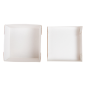 PETITES BOÎTES+COUVERCLES 'THEPACK' 500 ML 220 G/M2 + 12PP 12x12x5 CM NATUREL CARTON ONDULÉ NANO-MICRO (250 UNITÉ)