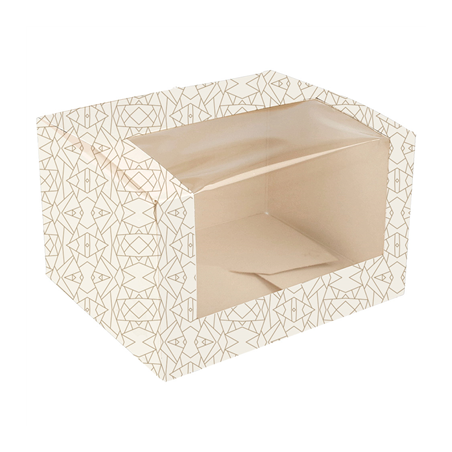 BOÎTES PÂTISSERIES AVEC FENÊTRE