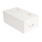 BOÎTES REPAS À EMPORTER 'THEPACK' 1 L 250 G/M2 11x18x7 CM BLANC CARTON ONDULÉ NANO-MICRO (300 UNITÉ)